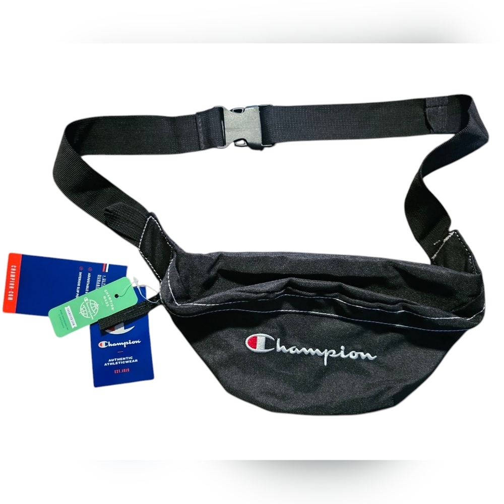 Champion Black Waist Bag/Fanny Pack